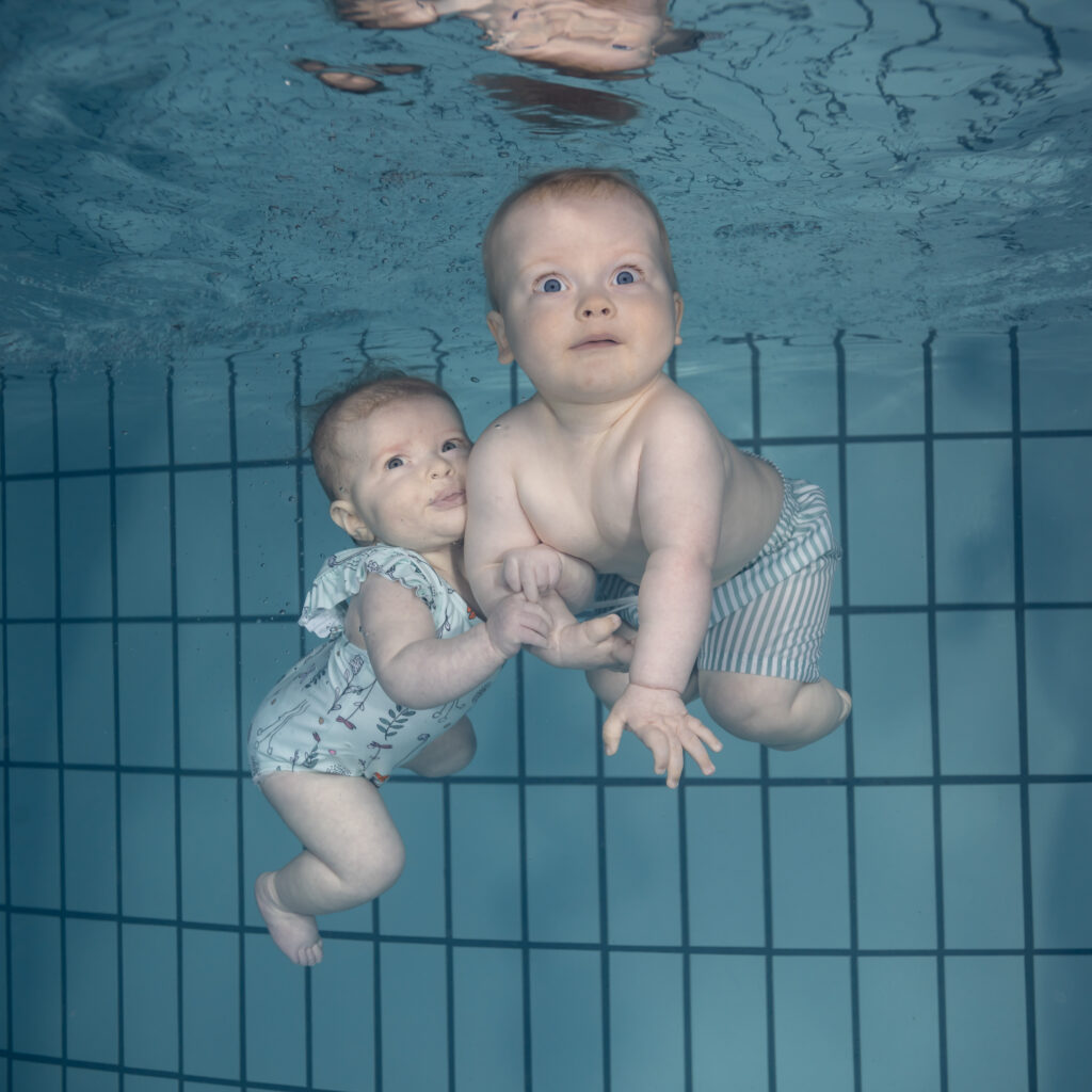 babies onderwater