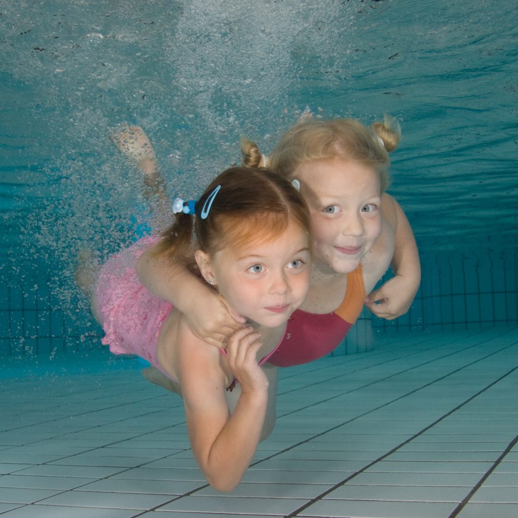 Kleuters onderwater