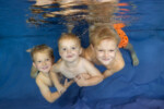 Broertjes onderwater