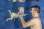 Baby met pappa